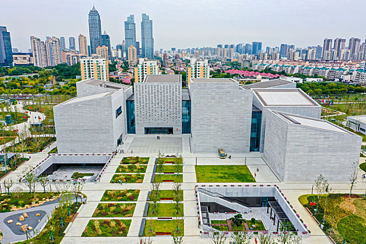 苏州博物馆俯视图图片