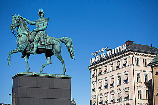 雕塑,格姆拉斯坦,斯德哥尔摩,瑞典