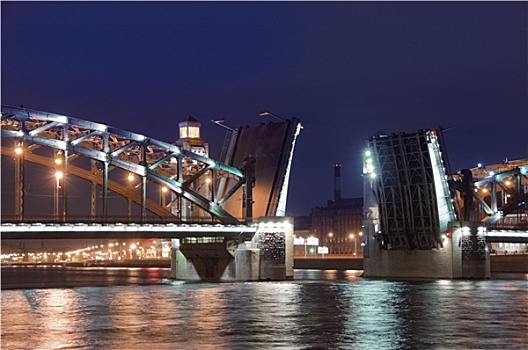 开合式吊桥,彼得斯堡