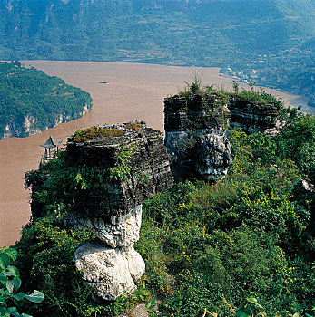 长江三峡西陵峡石牌风景区