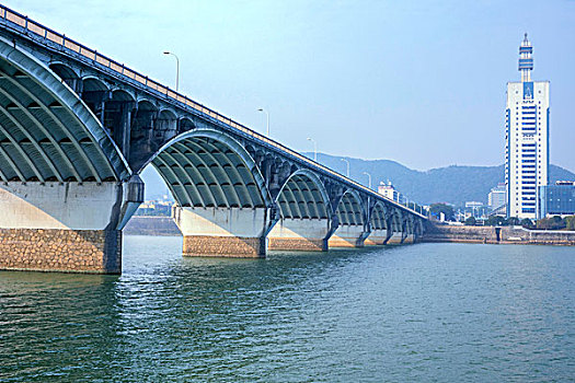 湖南省长沙湘江橘子洲大桥