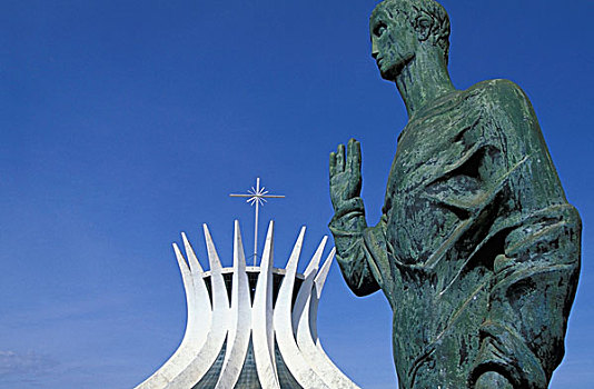 大教堂,巴西利亚,雕塑