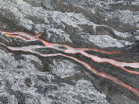 熔岩流,夏威夷火山,国家公园