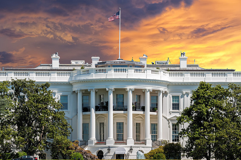 白宫背景图图片