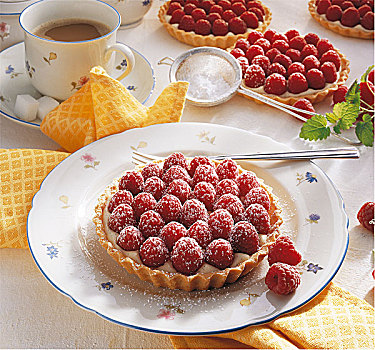 阿尔萨斯,树莓馅饼,法国,烹饪
