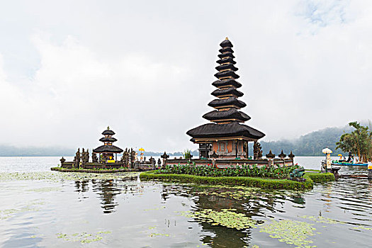 普拉布拉坦寺,巴图尔,庙宇,布拉坦湖,湖,巴厘岛,印度尼西亚,亚洲