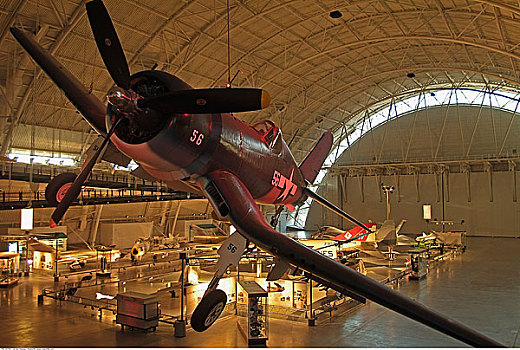 战斗机,空中,航空博物馆,汉普顿,弗吉尼亚,美国
