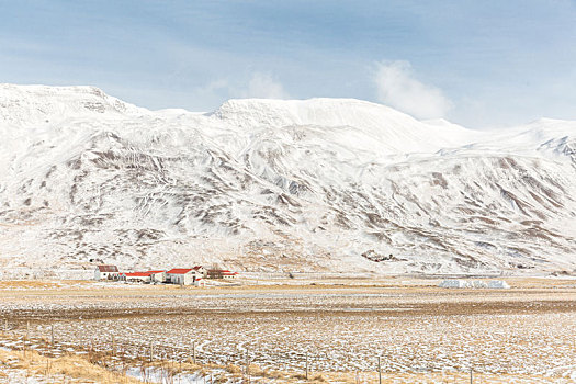 冰岛,冬季风景