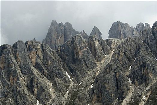 白云岩,多罗迈特,阿尔卑斯山,南蒂罗尔,意大利