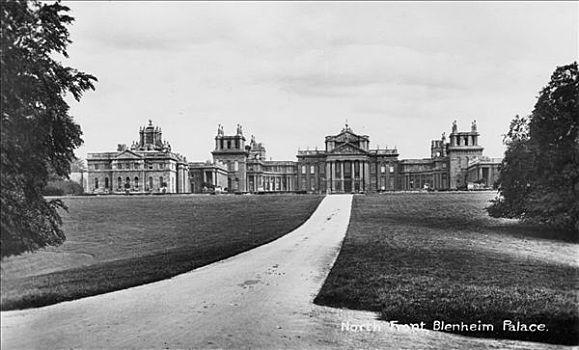 布伦海姆宫,牛津,早,20世纪