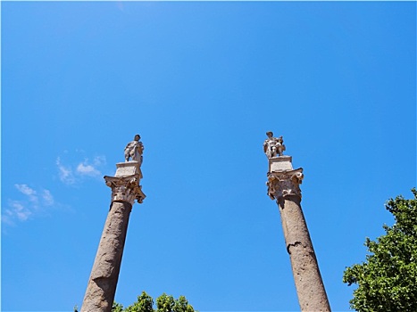 罗马,柱子,塞维利亚,西班牙