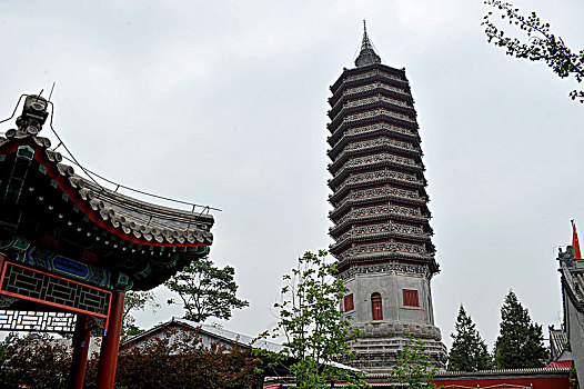北京通州国内唯一三教合一建筑群,三庙一塔