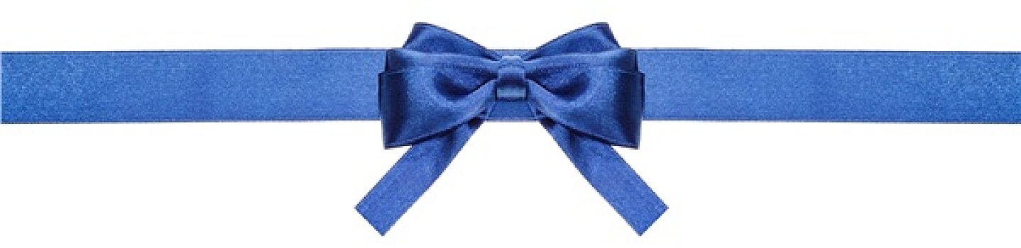 蓝带,对称,蝴蝶结,切削