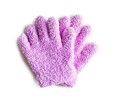 粉色,编织,手套