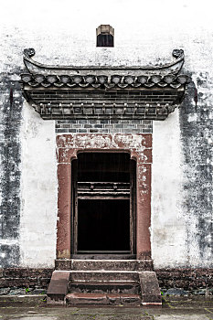 徽派门罩门头,中国安徽省徽州潜口民宅博物馆