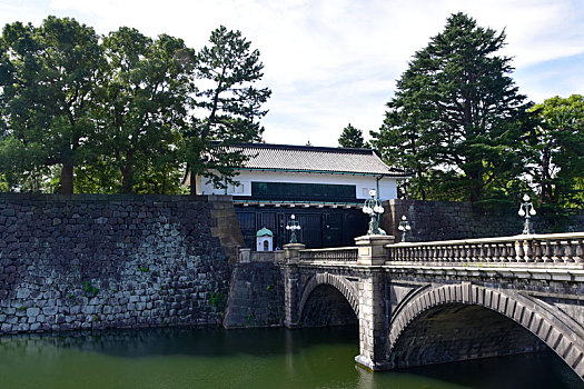 日本皇居的古建筑