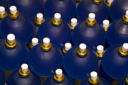 蓝色,瓶子