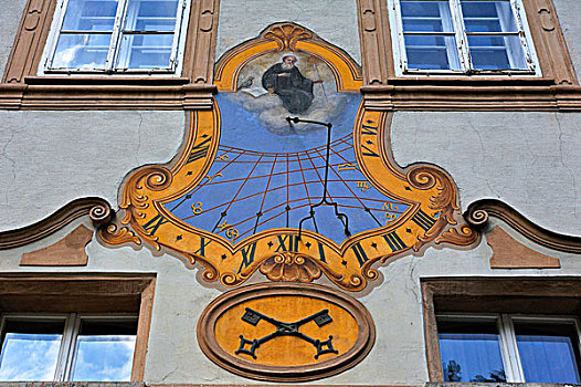 日晷,地区,萨尔茨堡,萨尔茨堡省,奥地利,欧洲