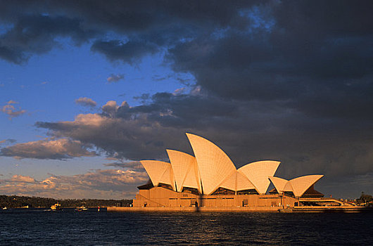 澳大利亚,悉尼,小湾,剧院,夜光