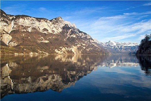 高山,风景,湖,瑞士