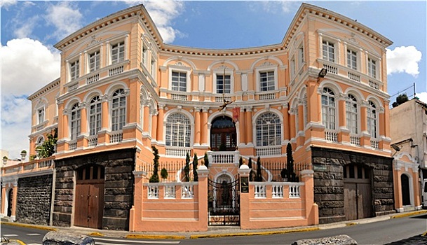 殖民建筑,特写,基多,首都,厄瓜多尔