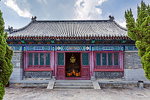 刘公岛额中式古典建筑