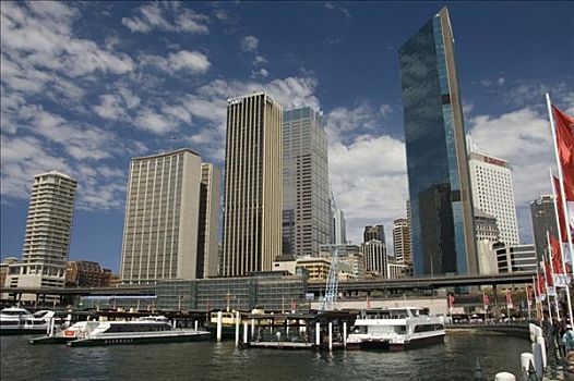 悉尼港,湾,圆形码头,渡轮,悉尼