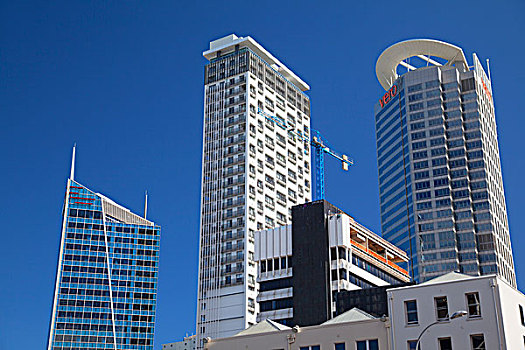 摩天大楼,市区,奥克兰,北岛,新西兰
