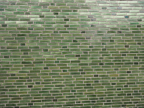 绿色,砖墙,背景
