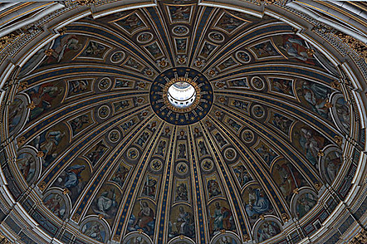 罗马梵蒂冈圣彼得大教堂穹顶