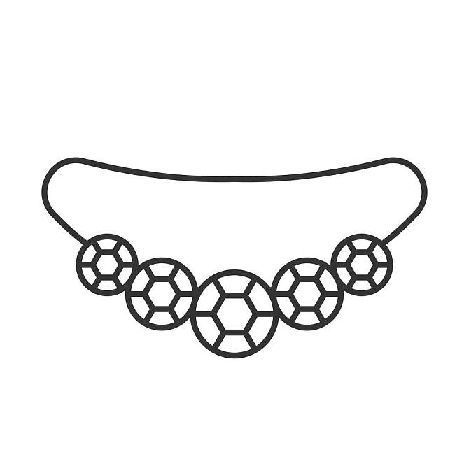 宝石,项链,直线,象征,矢量,插画_高清图片_全景视觉
