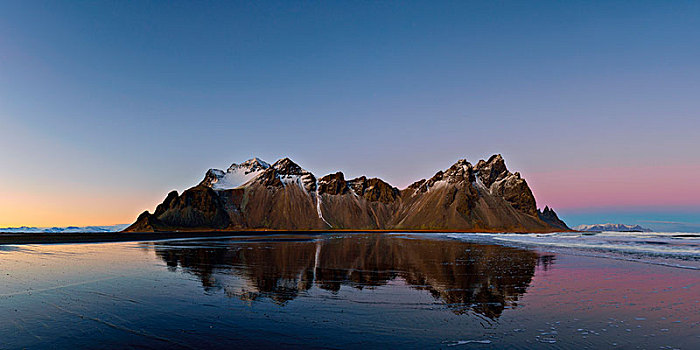 东方,冰岛,山