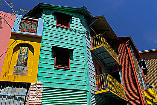 南美,阿根廷,布宜诺斯艾利斯,彩色,建筑,附近