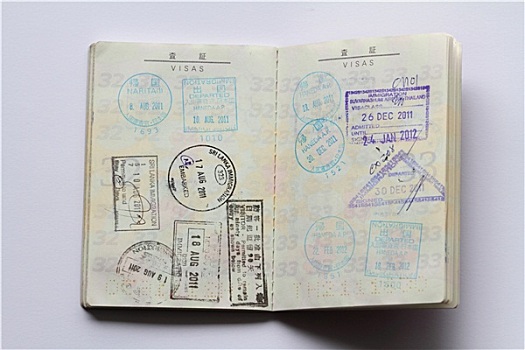 签证,护照