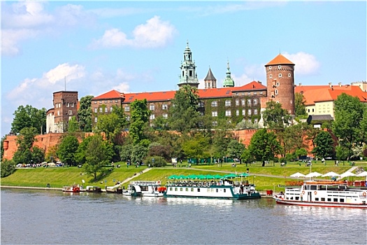 城堡,克拉科,波兰