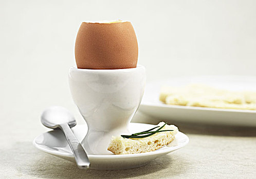 半熟,蛋,蛋杯