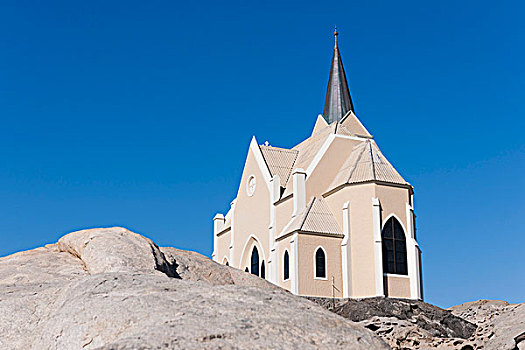 独块巨石,教堂,著名地标,吕德里茨,纳米比亚,非洲