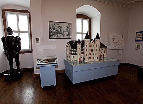 博物馆,城堡,黑森州,德国,欧洲