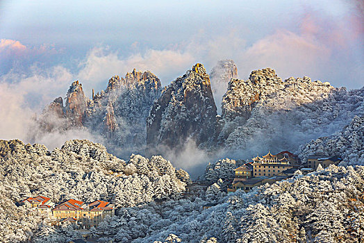 黄山雪凇无限美