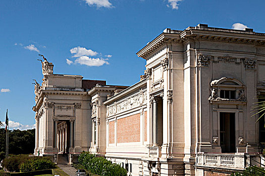 户外,现代艺术博物馆,罗马,意大利,欧洲