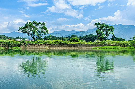 小河风光