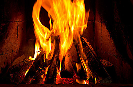 火,壁炉