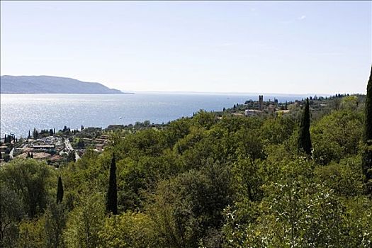 风景,南方,加尔达湖,意大利