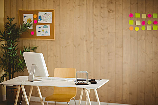 创意,办公室,酷,木质,镶板,无人