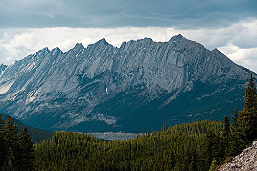 山脉,碧玉国家公园,艾伯塔省,加拿大