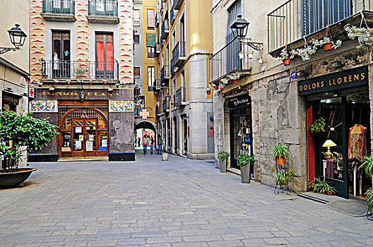 商店,老城,赫罗纳,加泰罗尼亚,西班牙,欧洲