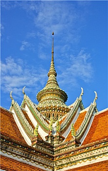 屋顶,圣职授任,郑王庙,曼谷,泰国