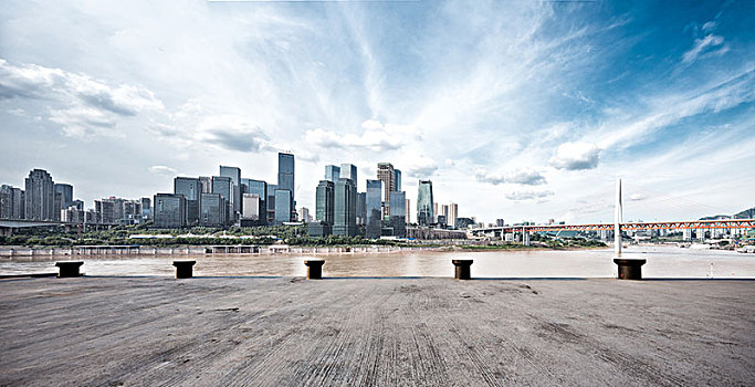 空,水泥地,城市,现代