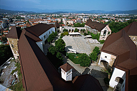 斯洛文尼亚,卢布尔雅那,城堡