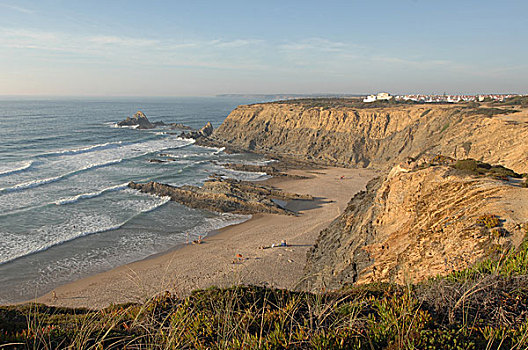 葡萄牙,西海岸,自然,海洋,海岸,石头